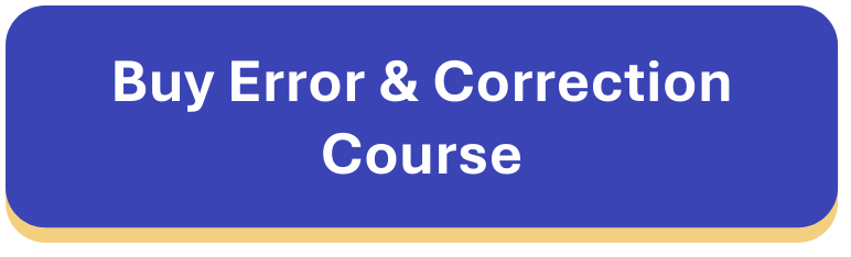 error and correction course button